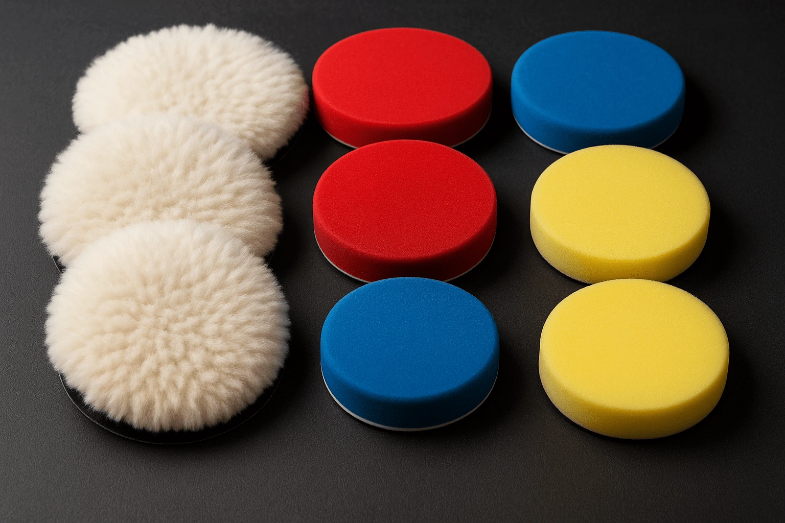 پد های پولیش رنگی زبر و نرم