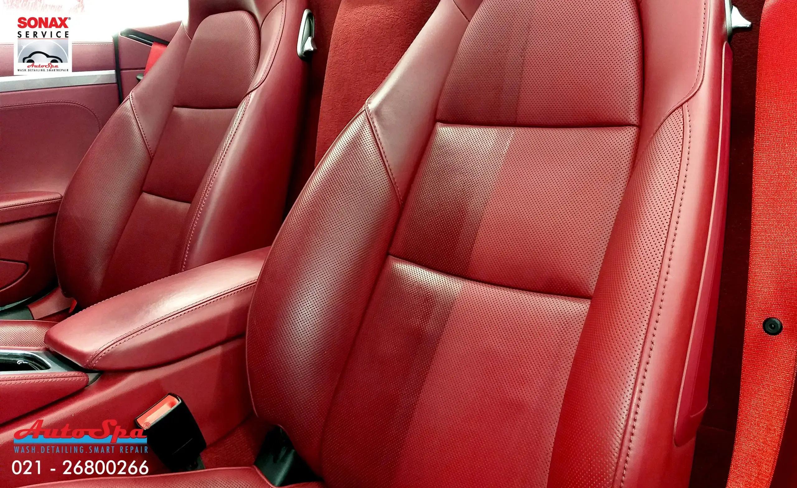 احیای رنگ و بافت چرم صندلی ماشین